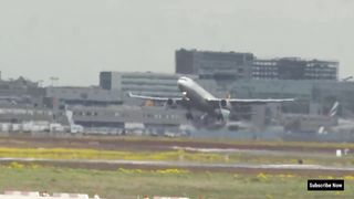 Lufthansa Airlines Plane Takeoff