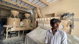A Centuries-Old Modern Method Of Grinding Wheat With A Stone