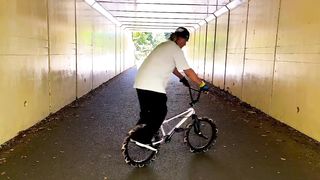 BMX freestyle involves performing tricks and stunts on ramps, 39