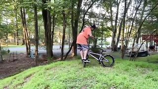 BMX freestyle involves performing tricks and stunts on ramps, 41