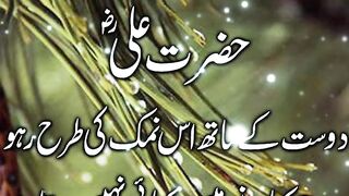 Hazrat Ali Ne Farmya حضرت علی نے فرمایا Hazrat Ali said