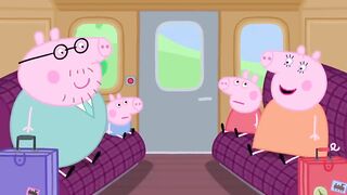 Peppa and George Go On A Long Train Journey _ Peppa Pig Official Family Kids Car