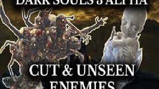 Dark Souls 3 Cut Content - Unseen Alpha Enemies - Baby Ocelotte - Hollow Filled Slugs