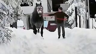 Winter in the vilage!