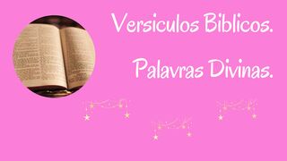 VERSÍCULO BÍBLICO.
