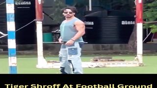 Tiger Shroff At Football Ground in Juhu #shorts #tigershroff #short #trending #viral #bollywood #viralshorts