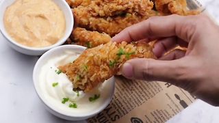 Tandoori chicken Strips Crispy Chicken Strips