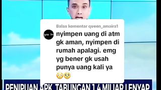 Tabungan lenyap 1.4 M, gara-gara penipuan APK- lost a lot of money 1.4 Miliar