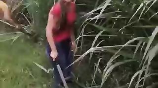 Easiest way to clear Grass