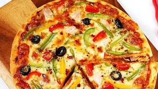 Delicious double dough pizza at Home.. Homemade Recipe