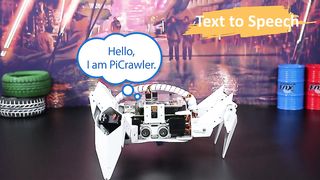 SunFounder PiCrawler AI Robot kit for Raspberry Pi, Robot HAT, Camera Module, Multi-Function DIY Bionic Robots