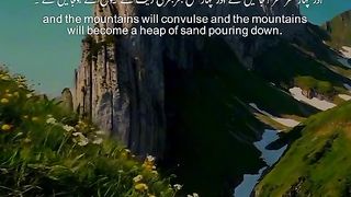 And the mountains will convulse and the