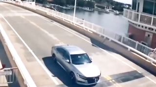 Car crash bridge_ compilation