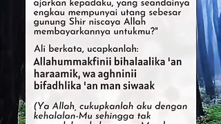 Doa hutang