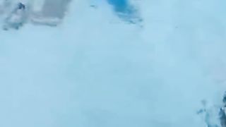 Baby swimming....????????????