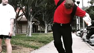 McDonalds guy COOKING THE PARK ???? @Professorlive