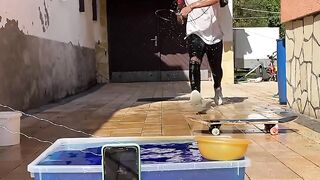 ???????????? HOW I REALLY SWAM WITH MY JETPACK ???????????? Photography Tutorial in #Shorts by youneszarou