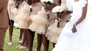 Princess on her walk to her Prince ❤️ #bride #ugandanweddings #kwanjula