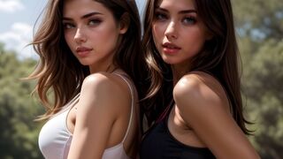 4K Laura's Ai Art, Ai Lookbook,In the park