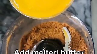 Delicious lotus cheese cake