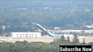 Boeing 777 Plane Performs an incredibly Steep Takeoff Amazing Video