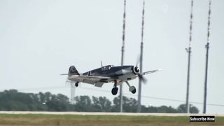 Historic Airplane Suffers a Wing Strike On Landing Amazing Video
