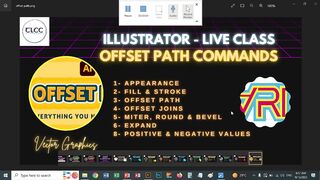 Illustrator Offset Path Command - TLCC Live Class