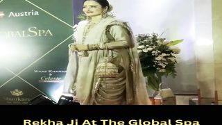Rekha Ji At The Global Spa Awards 2023 #shorts #rekha #bollywood #short #trending #viral #shortvideo