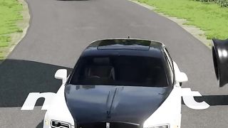 Police Car Bollard Сannon Crush – BeamNG.drive
