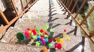 Crushed bottle