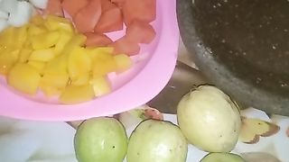 Rujak, a typical Indonesian food