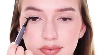 Eye liner method l Eye linner Kese lagaye l Makeup hack for beginners l Makeup tutorial