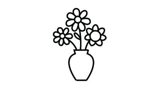 drawing a flower