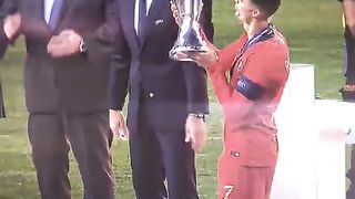 Ronaldo on fire????????