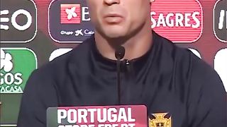 Cristiano Ronaldo destroyed the reporter