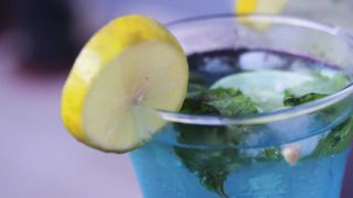 Cinderella Mocktail _ Virgin Mojito _ Blue Curacao