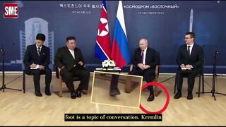 Mystery about Putin's foot