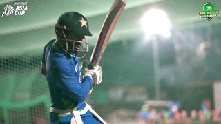 Muhammad Rizwan training in the nets