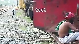 Train horn prank