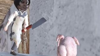Eeee this chicken ???????? never Stop ????????