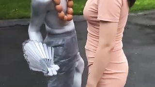 Sculpture Performer , Sculpture China Funny