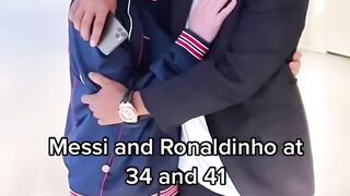 Memories Messi and Ronaldinho