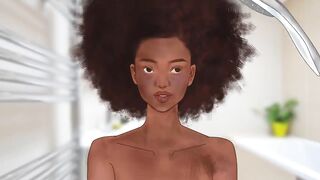 HOMELESS TRANSFORMATION || BLACK BEAUTY MAKEUP ANIMATION || Homeless to Goddess