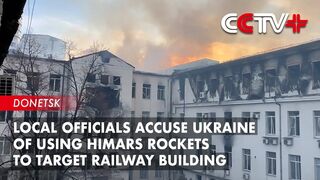 Local Officials Accuse Ukraine of Using HIMARS Rockets to Target Railway Building in Donetsk