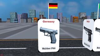 Pistols From Different Countries