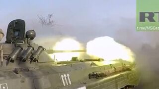 Russian T-90M tank in Ukraine