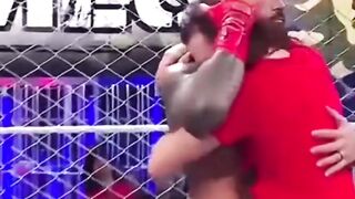 Jey Uso & Roman Reigns Hug Sami