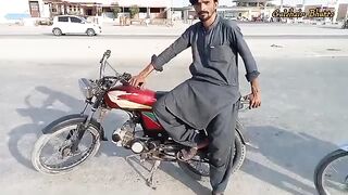 Moter byke on water first time in pakistan