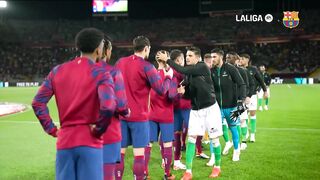 Debut goals by new Portuguese signings Félix and Cancelo help the blaugranes to a resounding 5-0 win over the Andalusians. #LaLigaHighlights