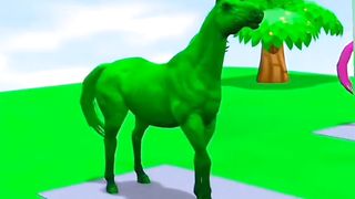 Fountain Cartoon Game 1 #hore #dianasour #cat #lion #horse #gorila #rabit #rat #cow